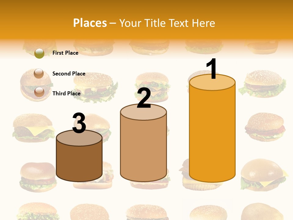Cheeseburger Background PowerPoint Template