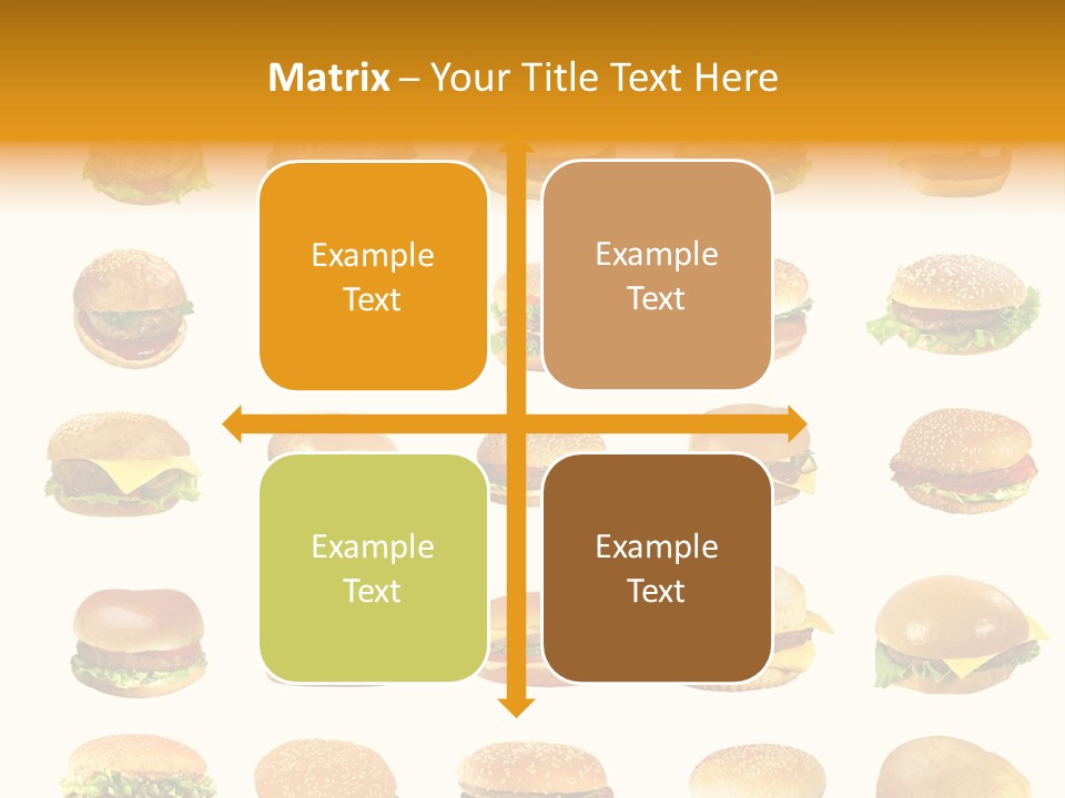 Cheeseburger Background PowerPoint Template