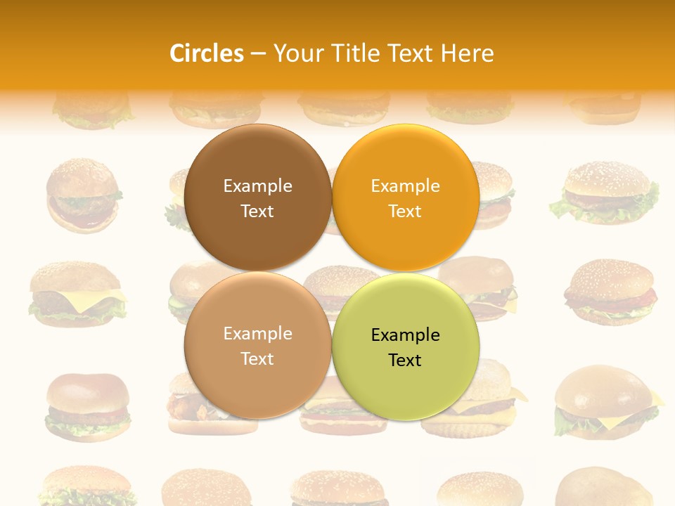 Cheeseburger Background PowerPoint Template