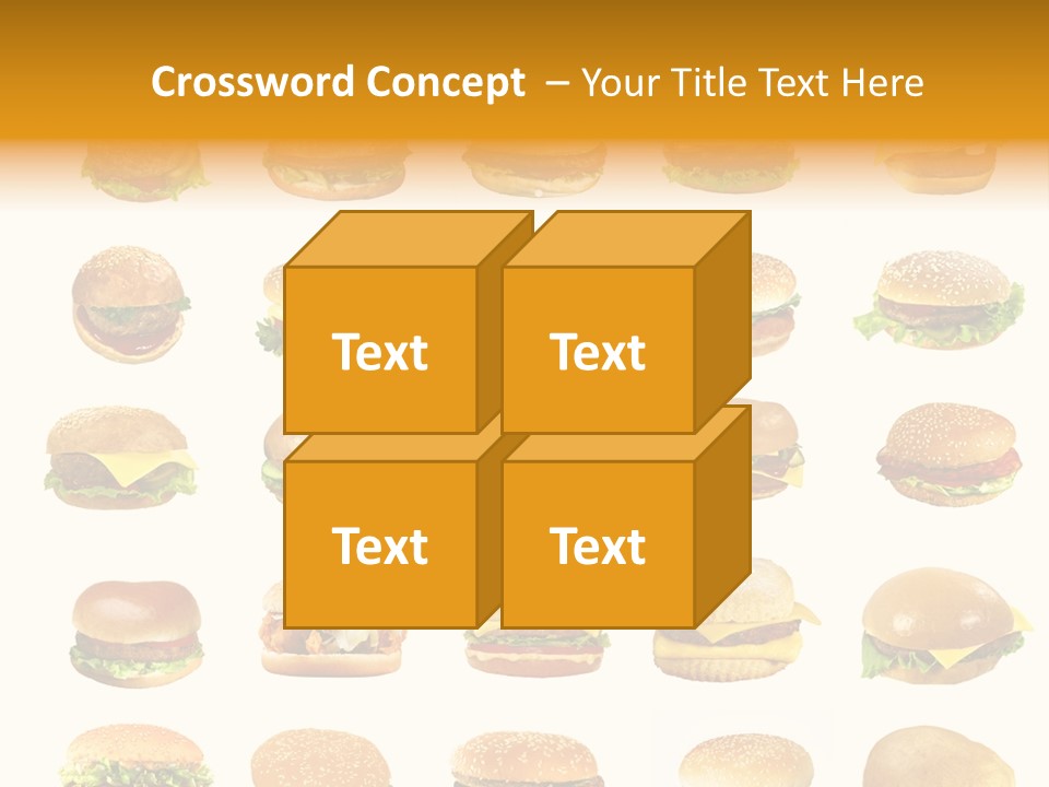 Cheeseburger Background PowerPoint Template