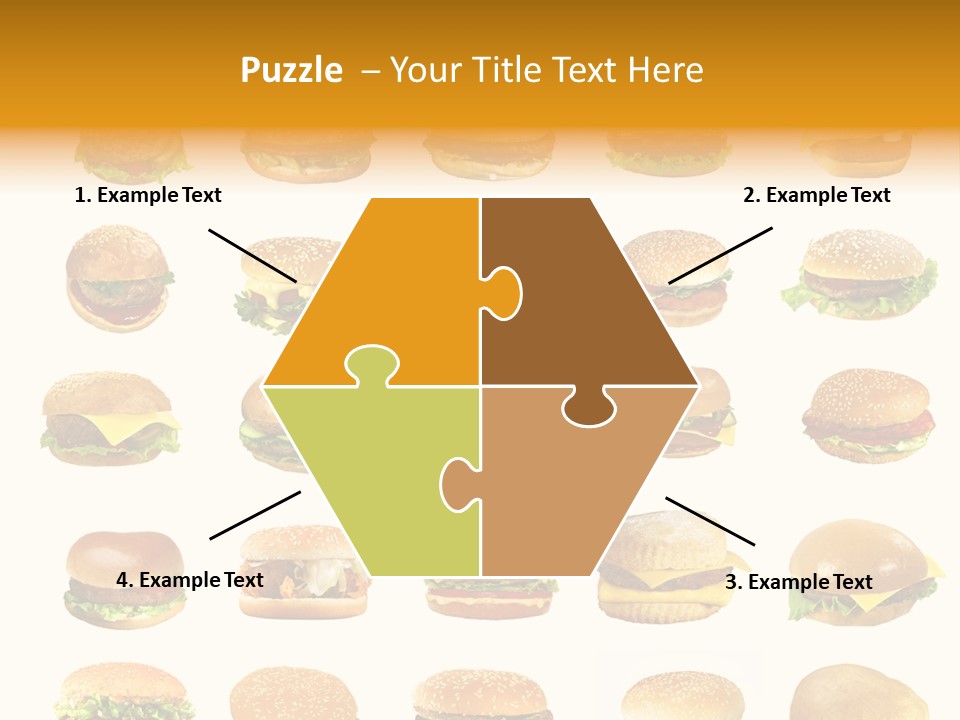 Cheeseburger Background PowerPoint Template