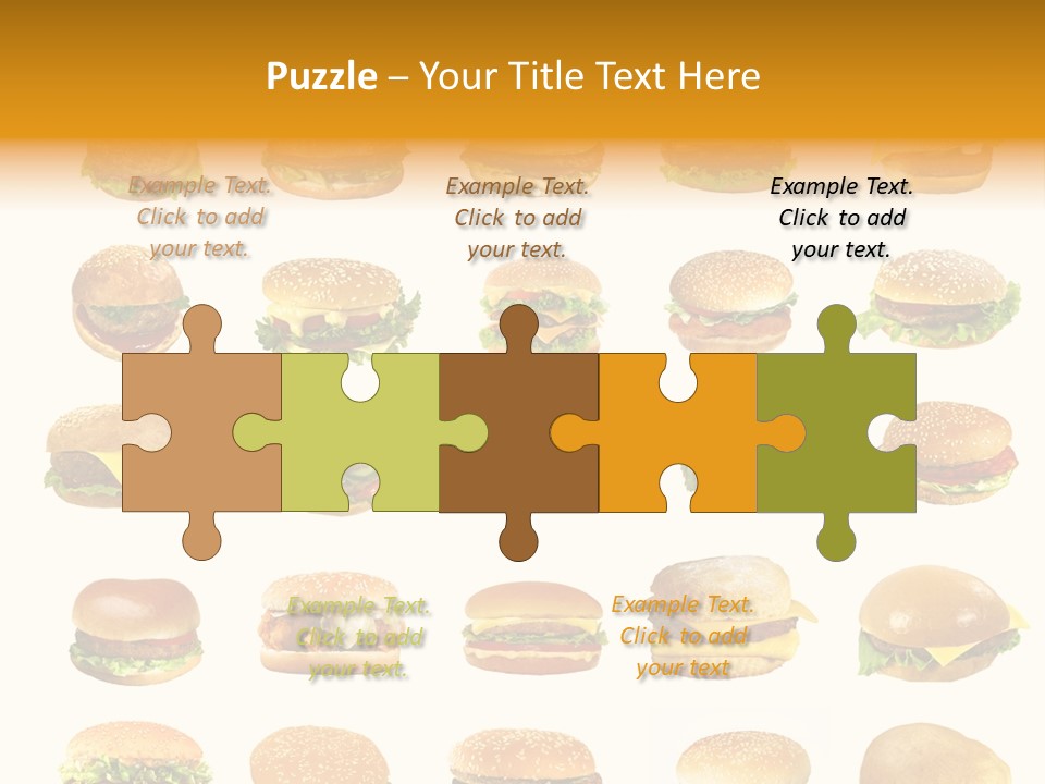 Cheeseburger Background PowerPoint Template