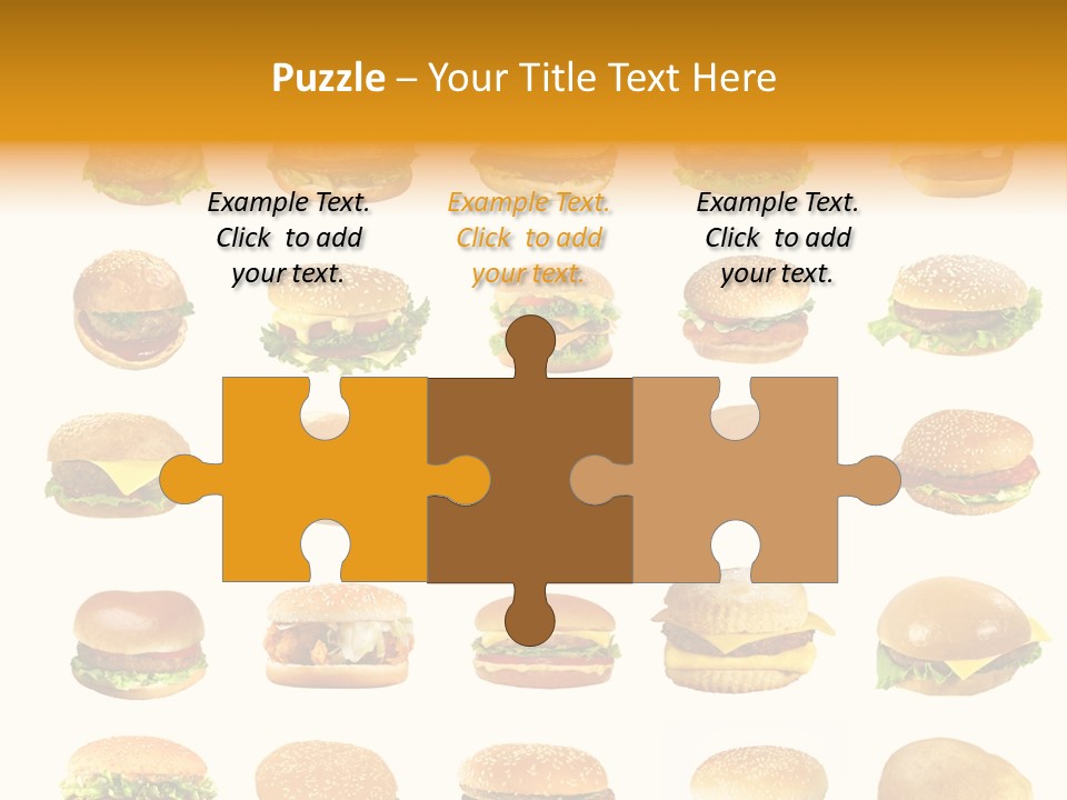 Cheeseburger Background PowerPoint Template