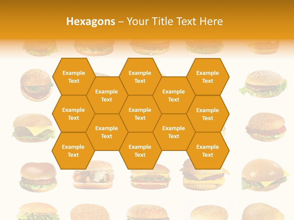 Cheeseburger Background PowerPoint Template