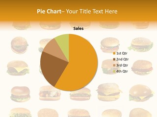 Cheeseburger Background PowerPoint Template