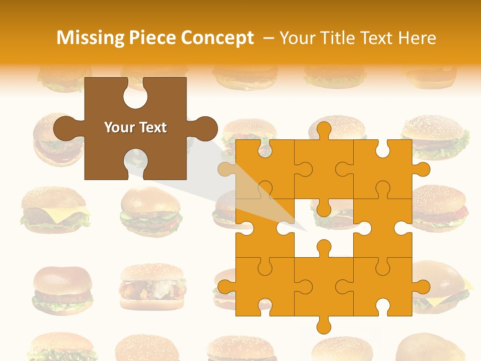 Cheeseburger Background PowerPoint Template