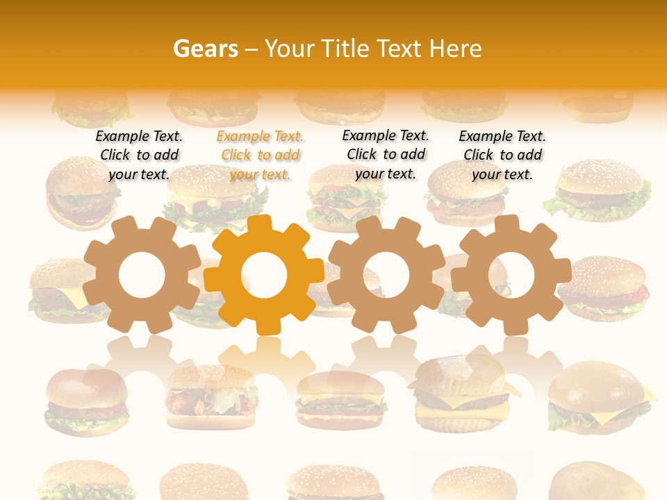 Cheeseburger Background PowerPoint Template
