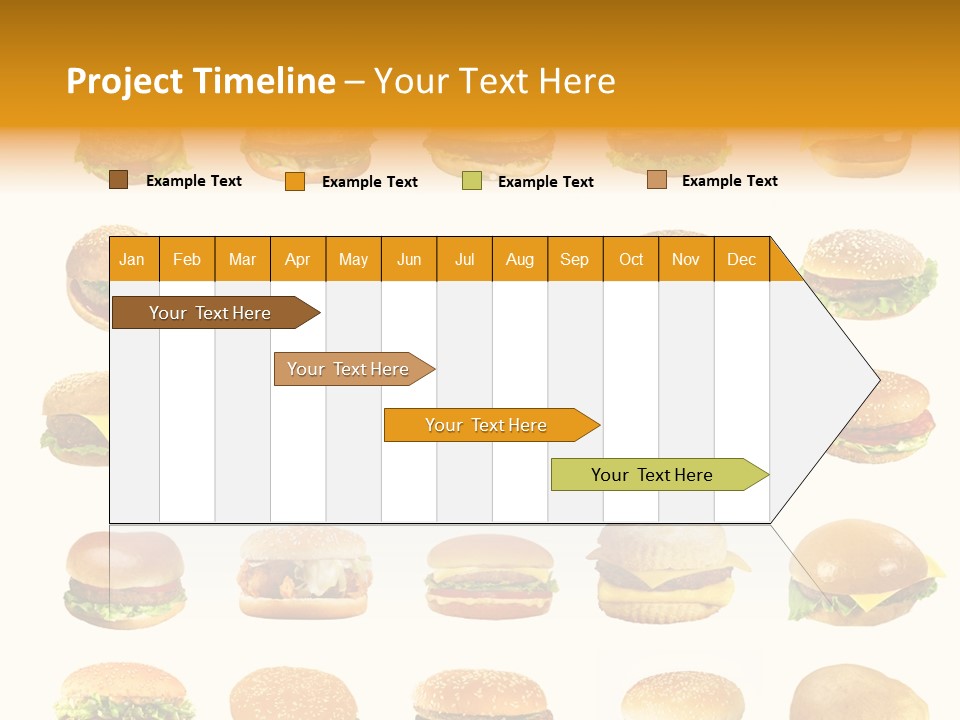 Cheeseburger Background PowerPoint Template