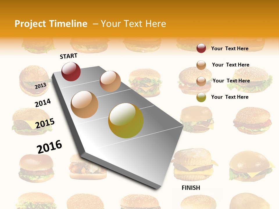Cheeseburger Background PowerPoint Template