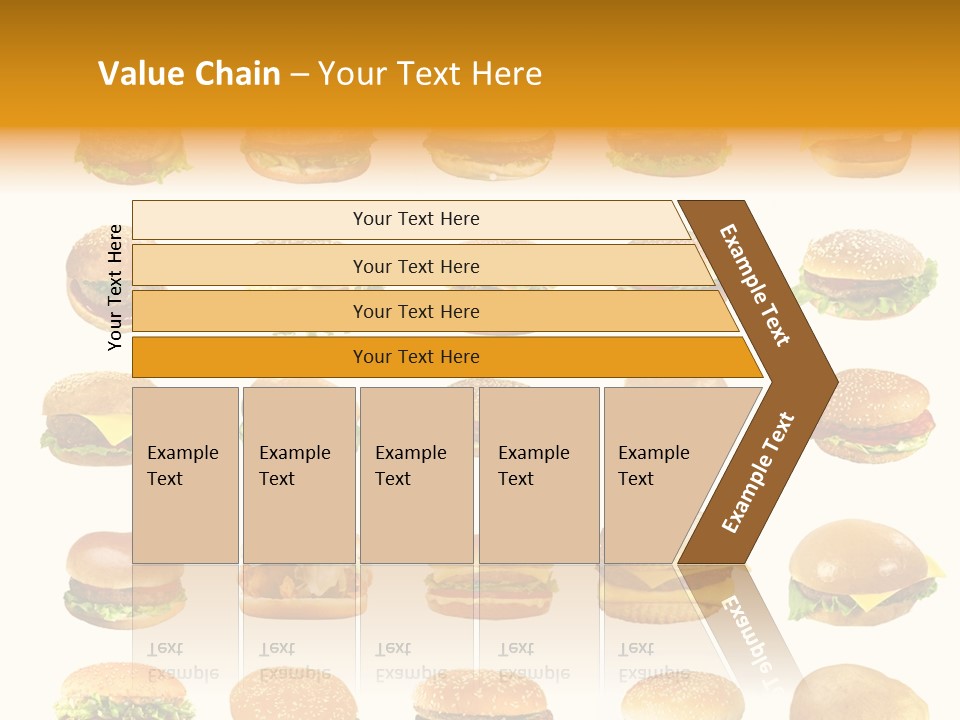 Cheeseburger Background PowerPoint Template