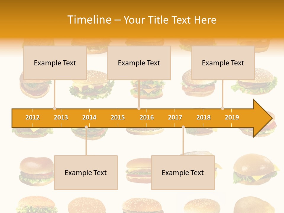 Cheeseburger Background PowerPoint Template