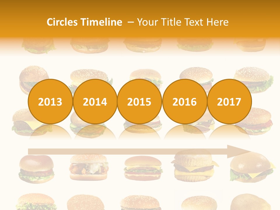 Cheeseburger Background PowerPoint Template