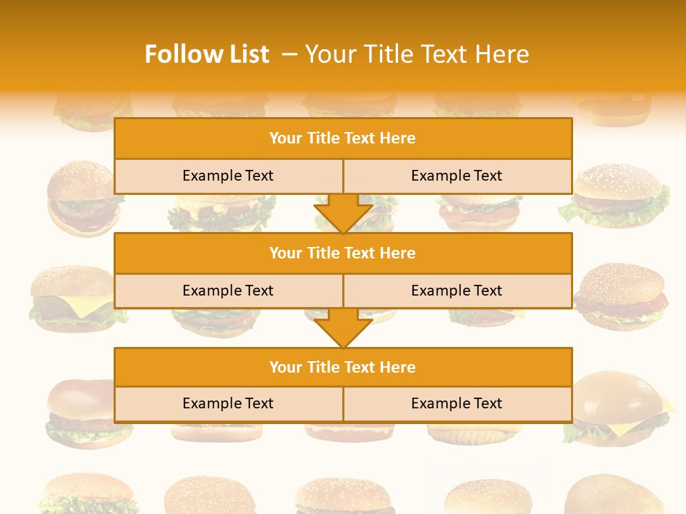 Cheeseburger Background PowerPoint Template
