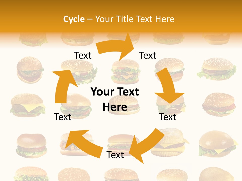 Cheeseburger Background PowerPoint Template