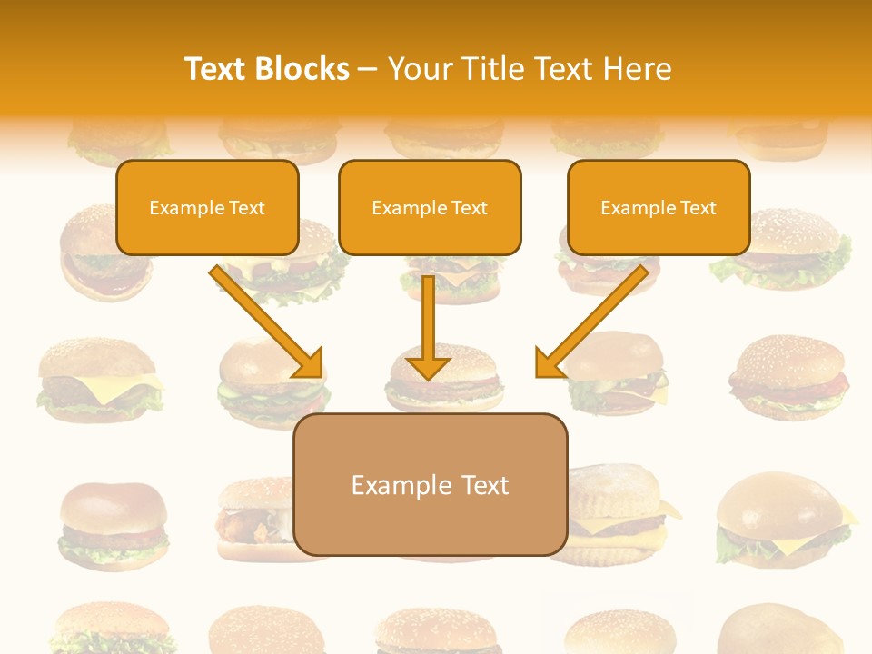 Cheeseburger Background PowerPoint Template