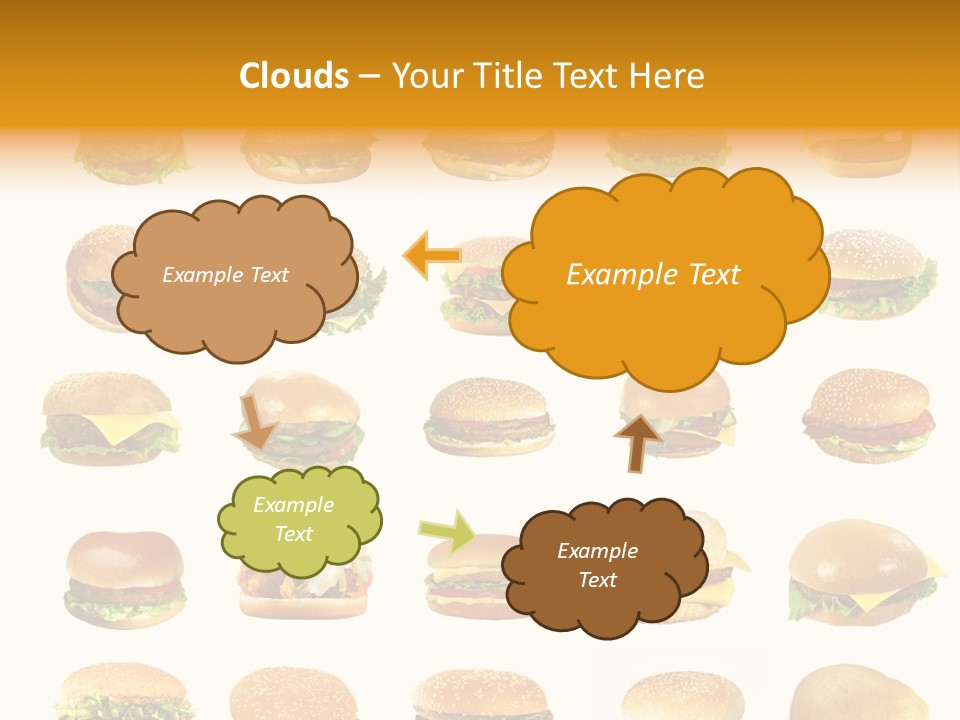 Cheeseburger Background PowerPoint Template