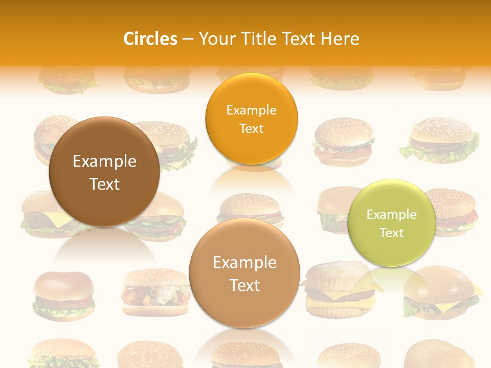 Cheeseburger Background PowerPoint Template
