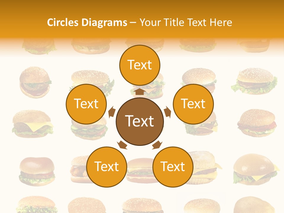 Cheeseburger Background PowerPoint Template