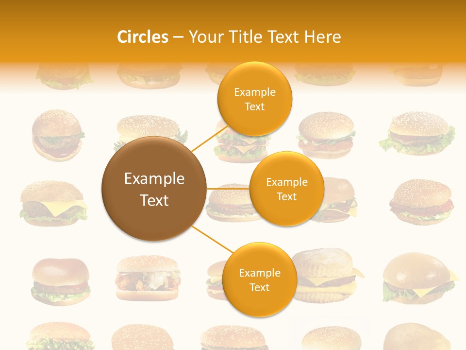 Cheeseburger Background PowerPoint Template