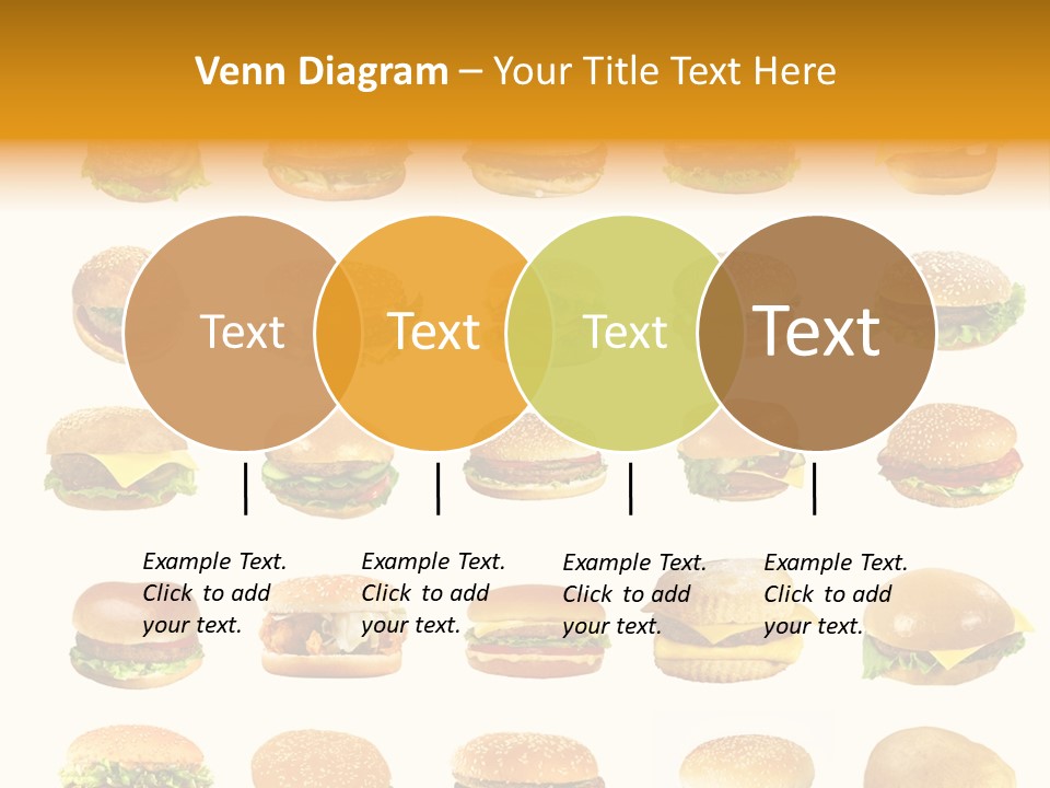 Cheeseburger Background PowerPoint Template