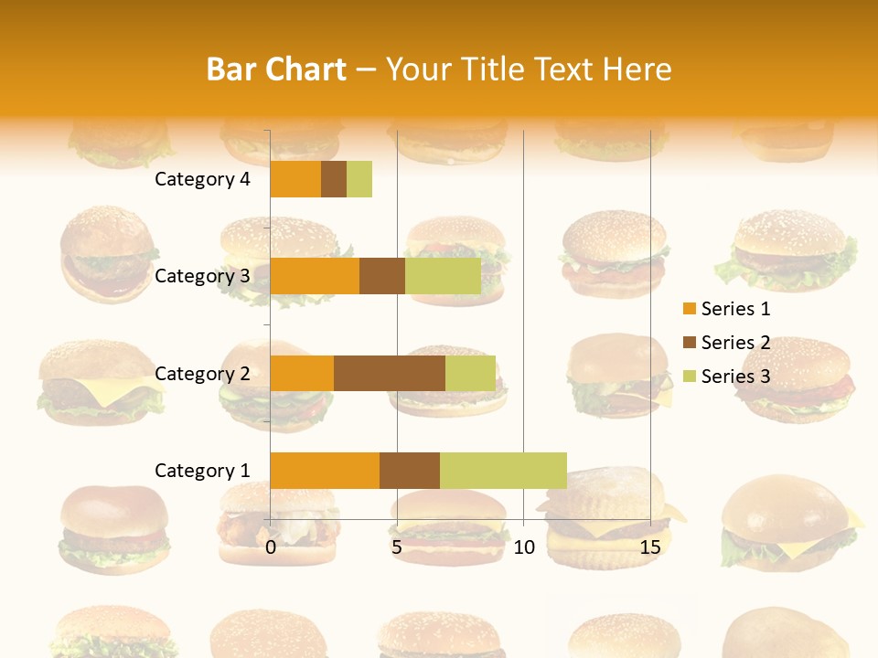 Cheeseburger Background PowerPoint Template