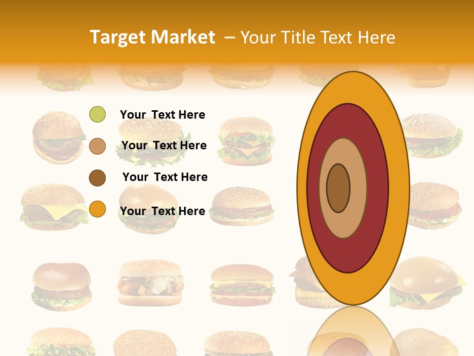 Cheeseburger Background PowerPoint Template