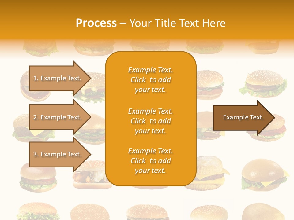 Cheeseburger Background PowerPoint Template