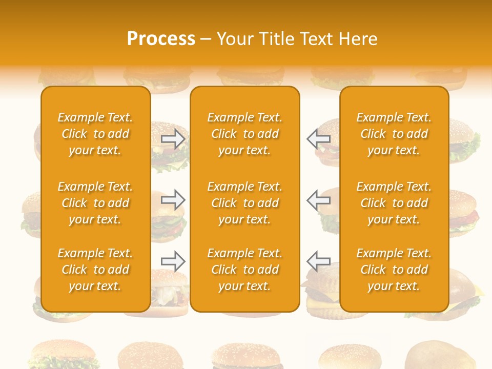 Cheeseburger Background PowerPoint Template