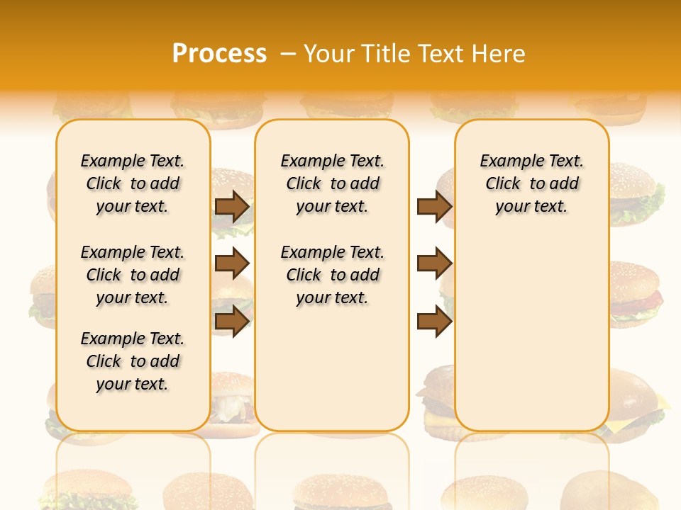 Cheeseburger Background PowerPoint Template