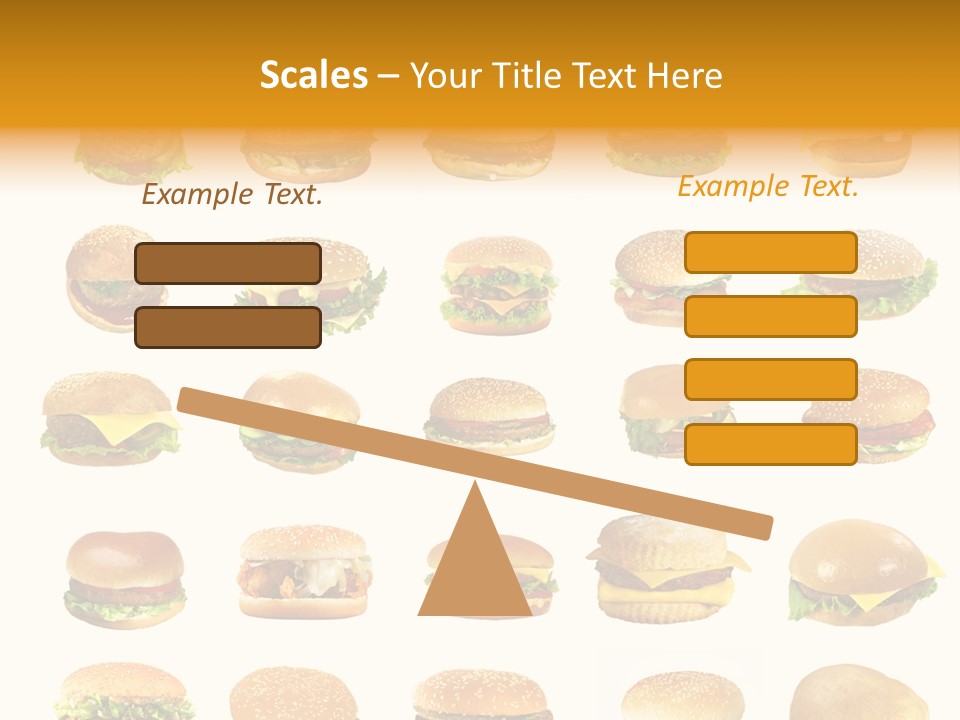 Cheeseburger Background PowerPoint Template