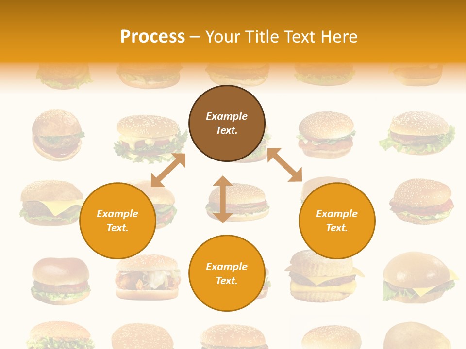 Cheeseburger Background PowerPoint Template