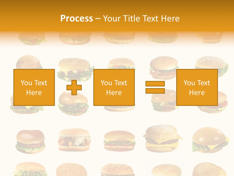 Cheeseburger Background PowerPoint Template