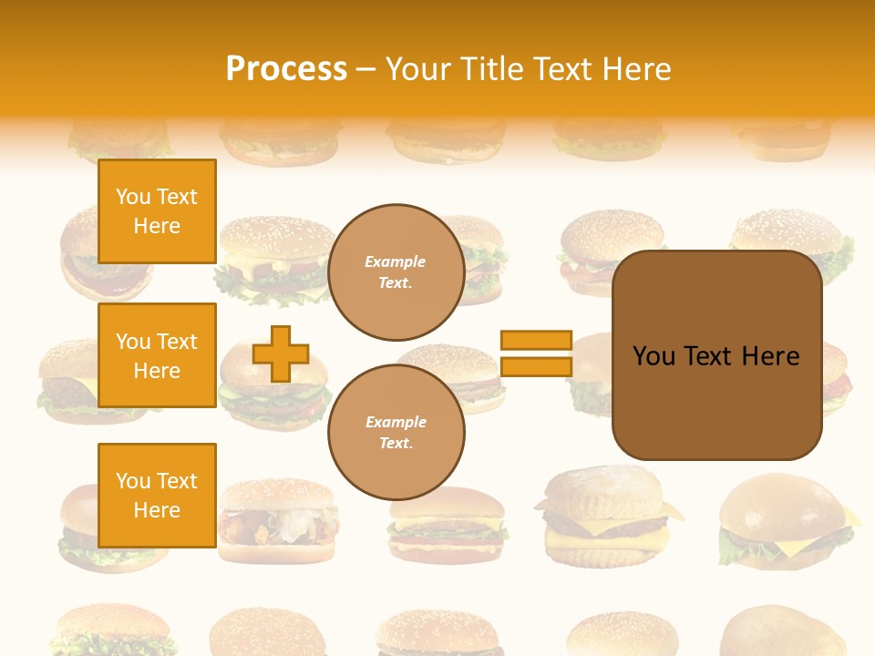 Cheeseburger Background PowerPoint Template