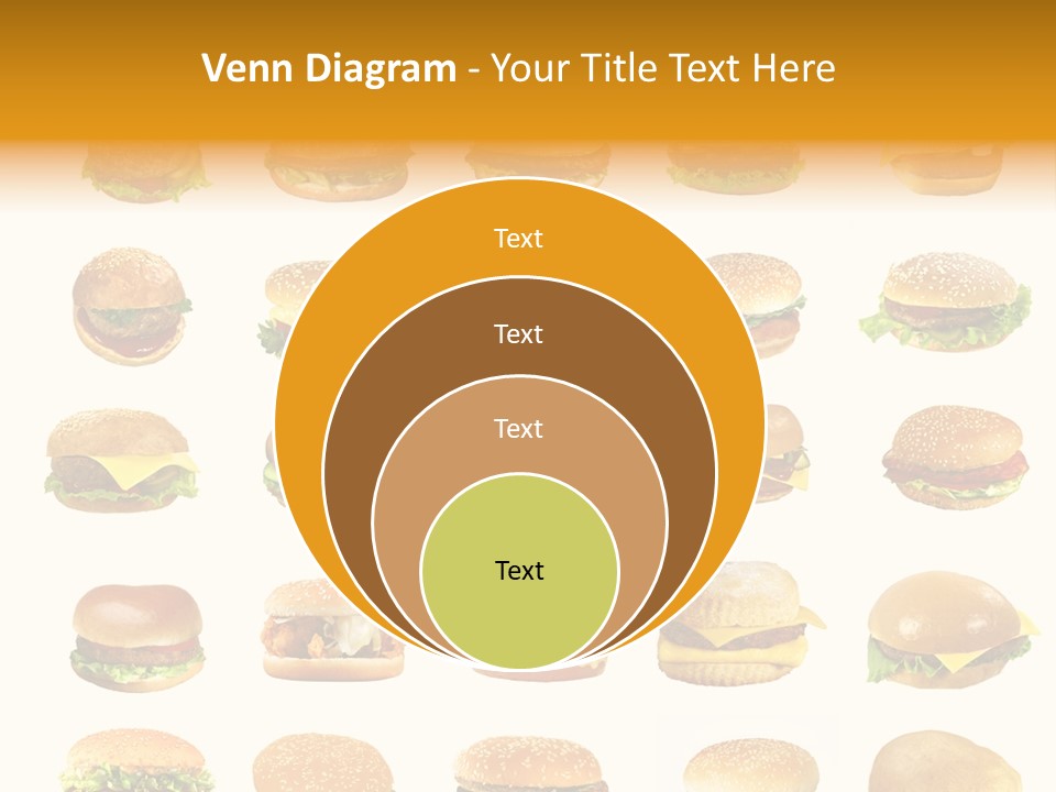 Cheeseburger Background PowerPoint Template