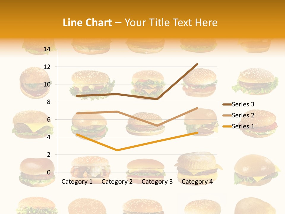 Cheeseburger Background PowerPoint Template