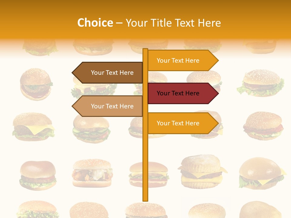 Cheeseburger Background PowerPoint Template