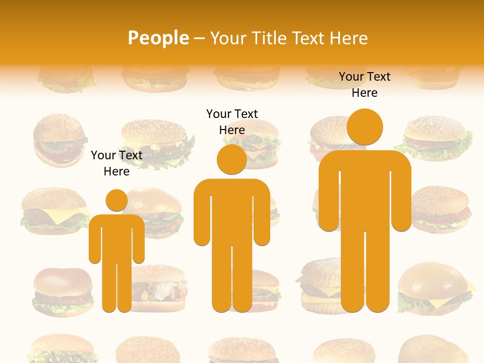 Cheeseburger Background PowerPoint Template