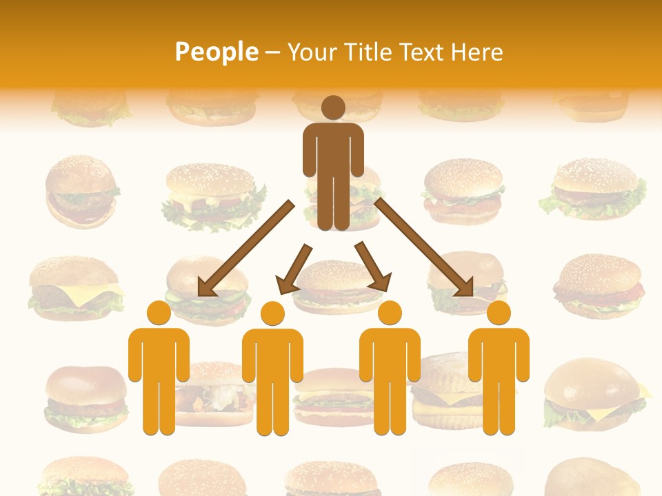 Cheeseburger Background PowerPoint Template