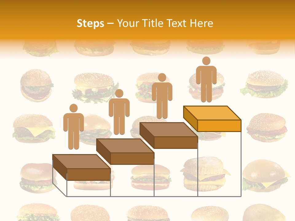 Cheeseburger Background PowerPoint Template