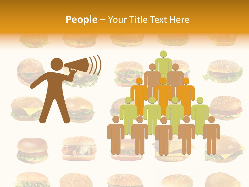 Cheeseburger Background PowerPoint Template
