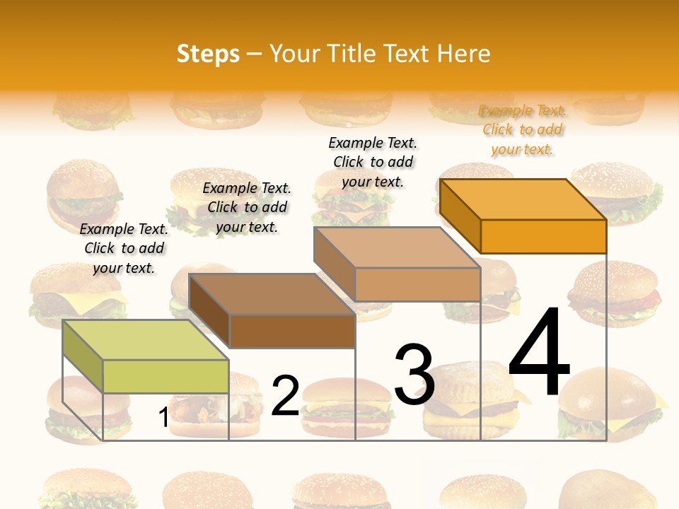 Cheeseburger Background PowerPoint Template