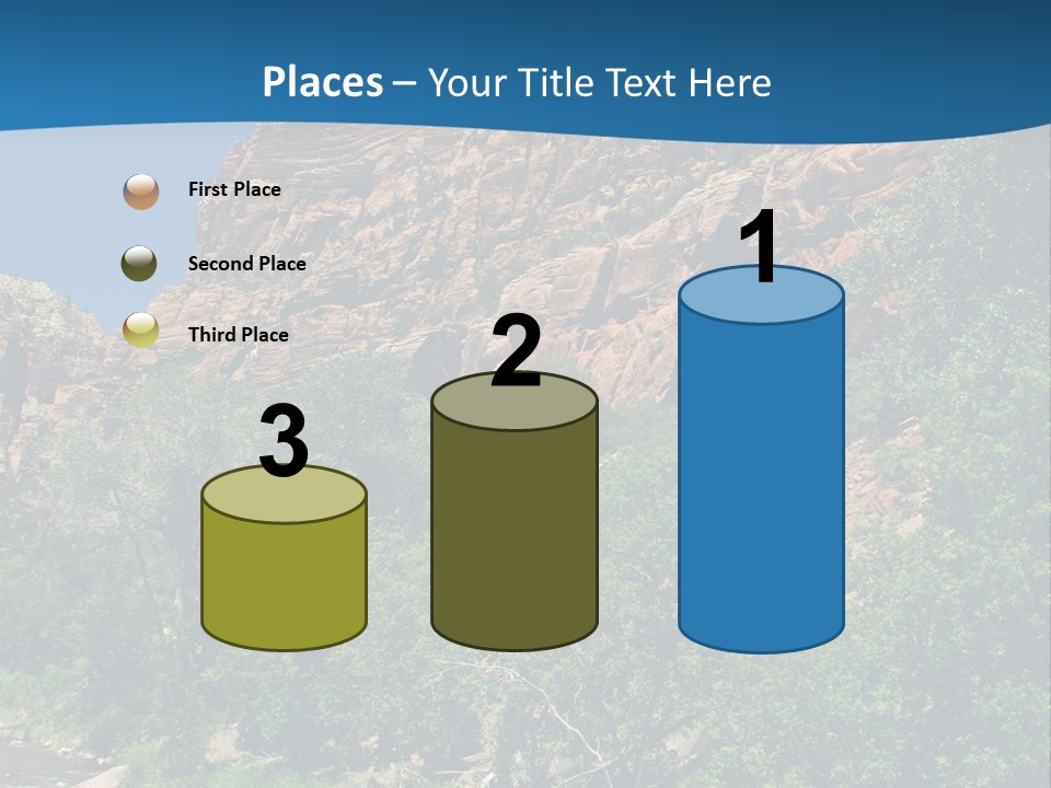 Landscape Rock Geology PowerPoint Template