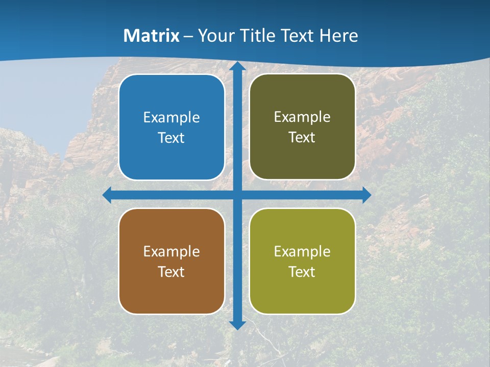Landscape Rock Geology PowerPoint Template