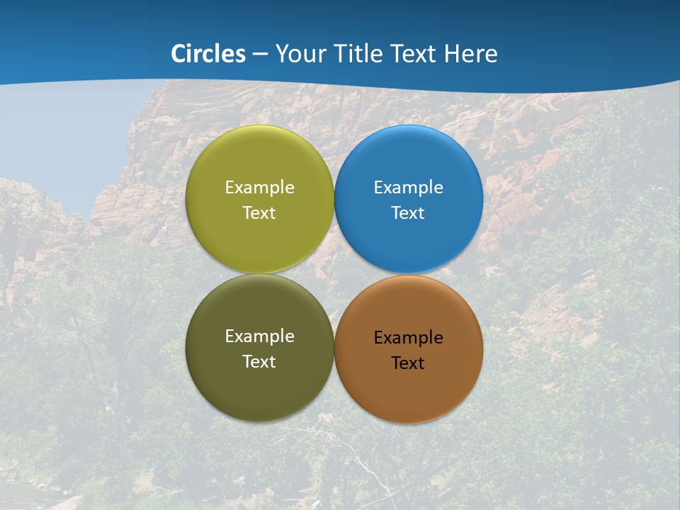 Landscape Rock Geology PowerPoint Template