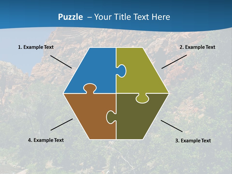 Landscape Rock Geology PowerPoint Template