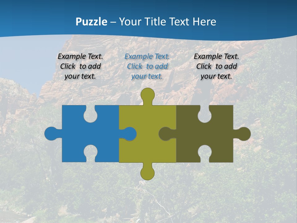 Landscape Rock Geology PowerPoint Template