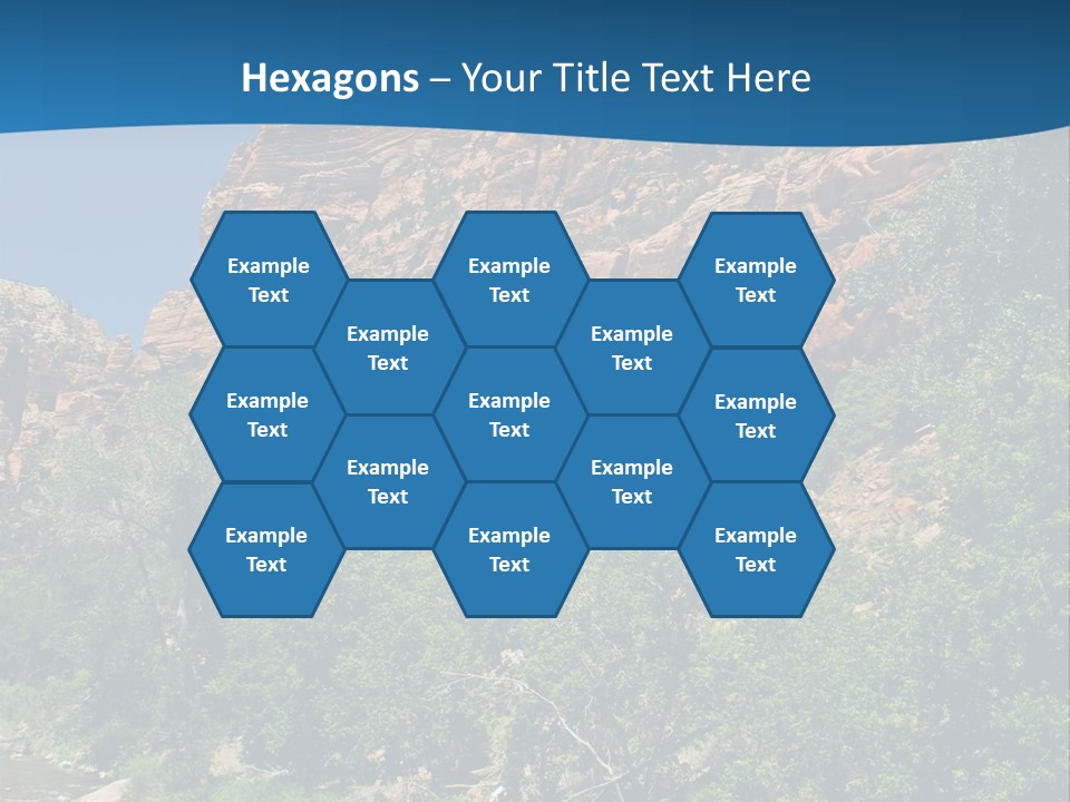 Landscape Rock Geology PowerPoint Template