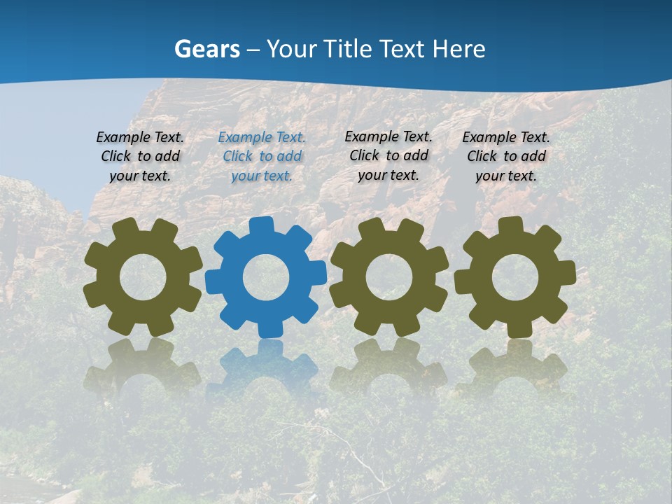 Landscape Rock Geology PowerPoint Template