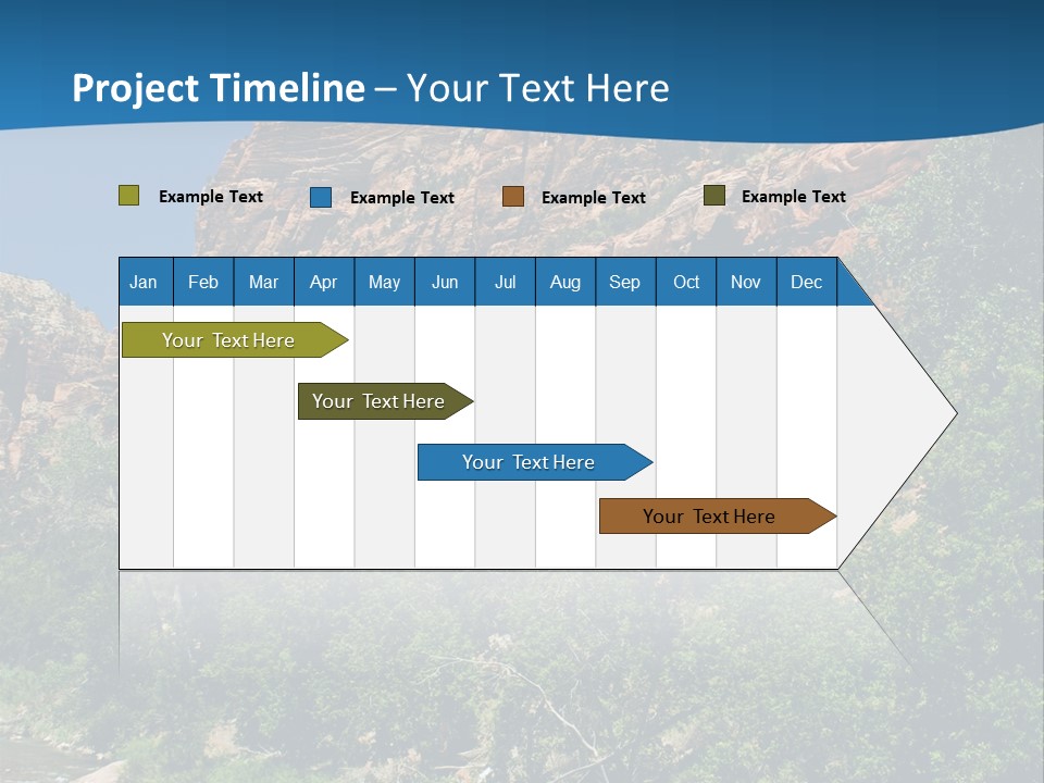 Landscape Rock Geology PowerPoint Template