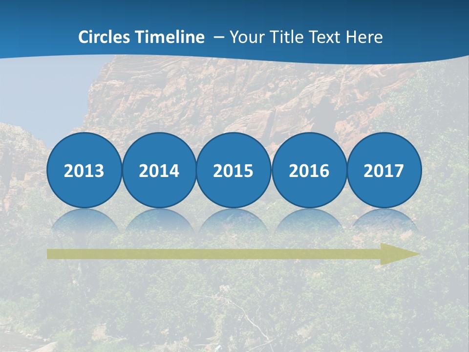 Landscape Rock Geology PowerPoint Template
